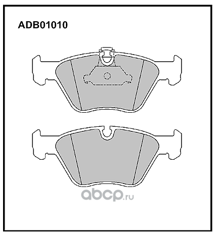 ALLIED NIPPON ADB01010 Колодки тормозные дисковые