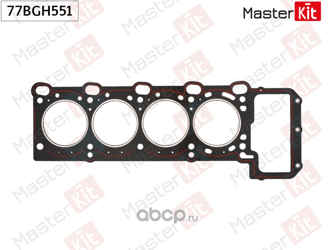 Купить Прокладка ГБЦ Номер: 77BGH551 Бренда: MasterKit в магазине Банзай  Авто. Два пункта самовывоза в Омске. Доставка курьером по Омску. Доставка  по всей РФ. Все виды оплат.