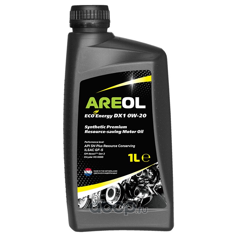 AREOL 0W20AR066 Масло моторное AREOL ECO Energy DX1 0W20 синтетика 1л.