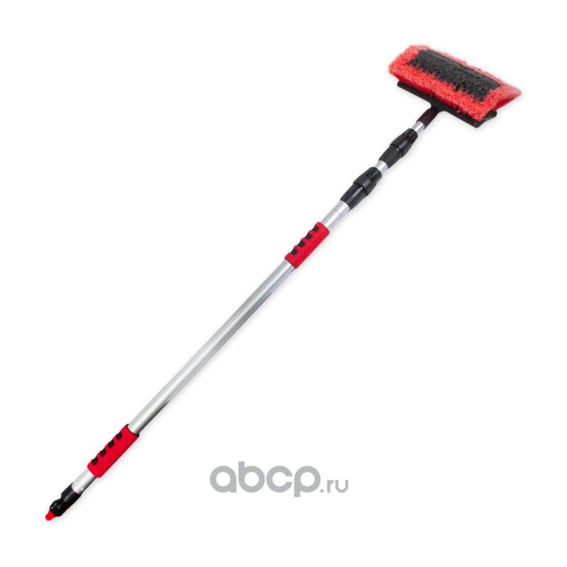 ARNEZI A0403003 Щетка для мытья с краном подачи воды и телескопической мягкой ручкой L=132-300 см