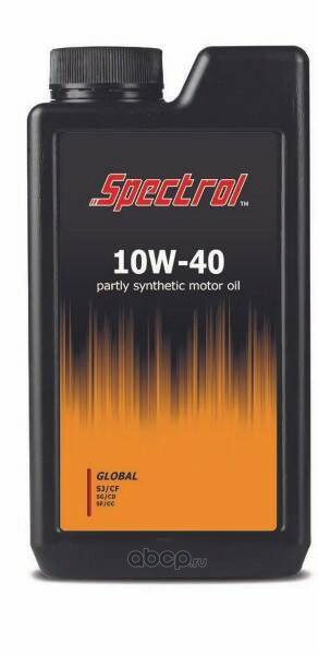 Spectrol 9112 Масло моторное  полусинтетическое Спектрол Глобал 10w-40 1л.