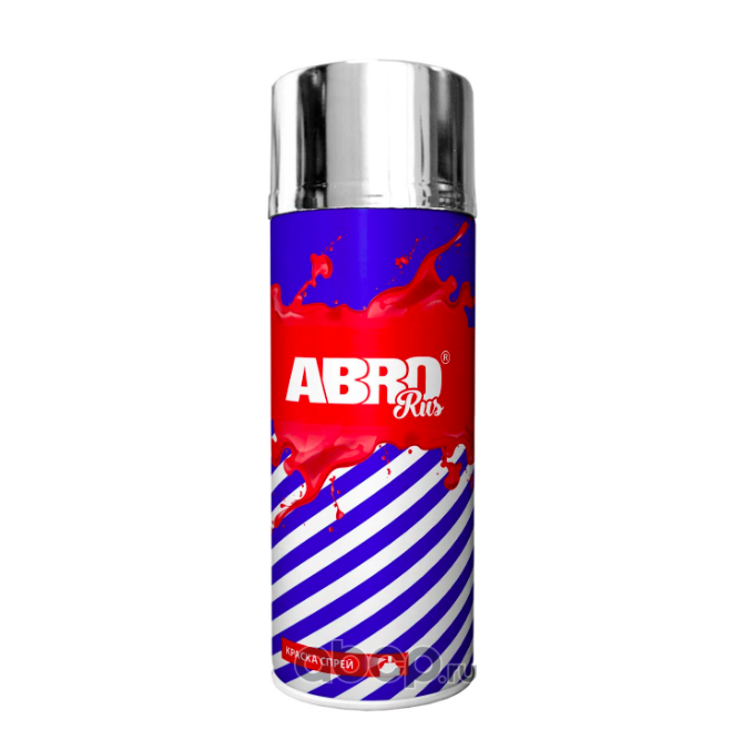 ABRO SPOC1009R Краска-спрей акриловая хром 400 мл
