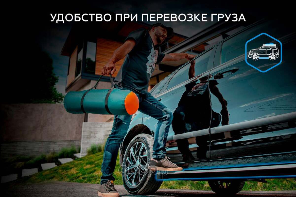 Rival A160ALP09031 Пороги Premium Chery Tiggo 3 2017-2020, 160 см, al