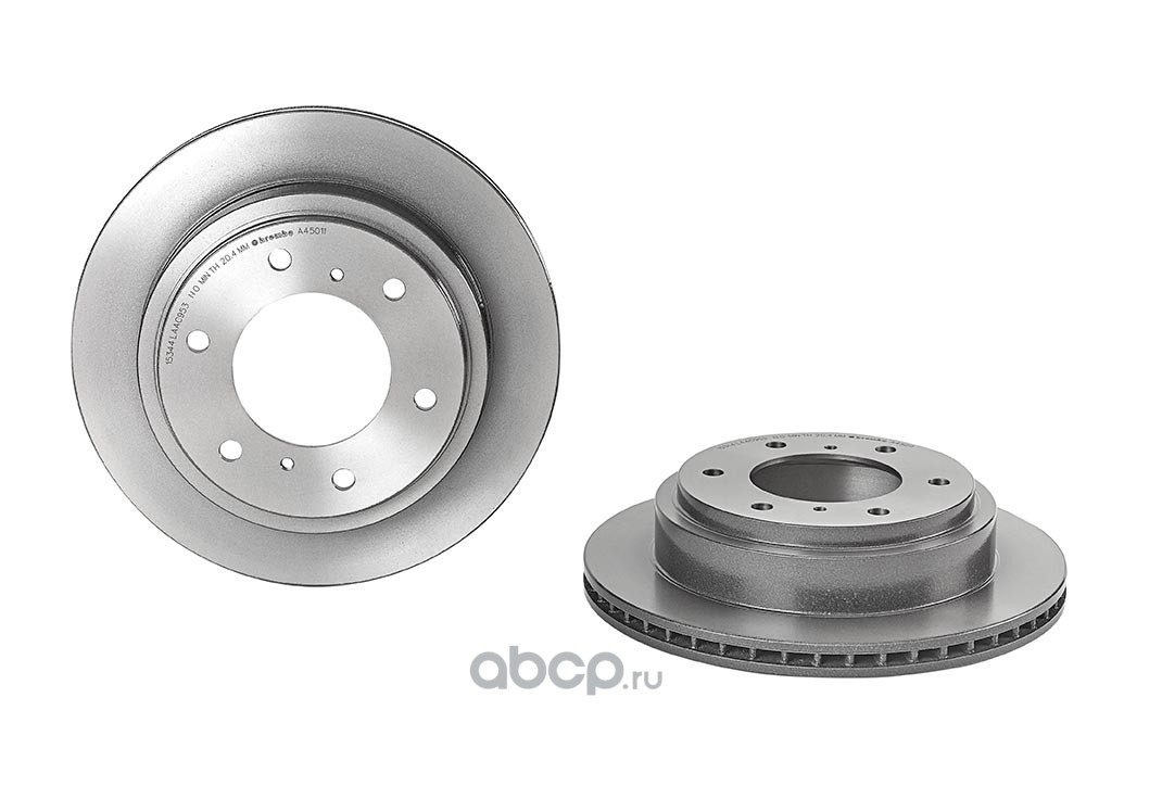 Brembo 09A45011 Тормозной диск
