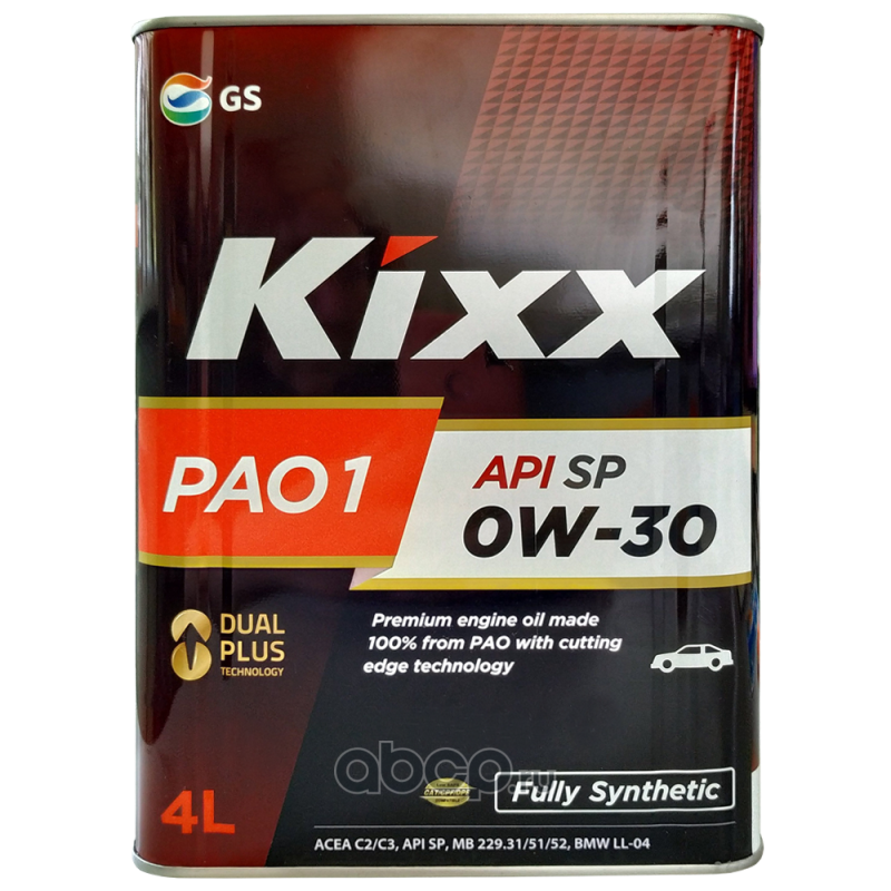 Kixx pao 1. Kixx pao1 0w-30 API SP артикул 1л.