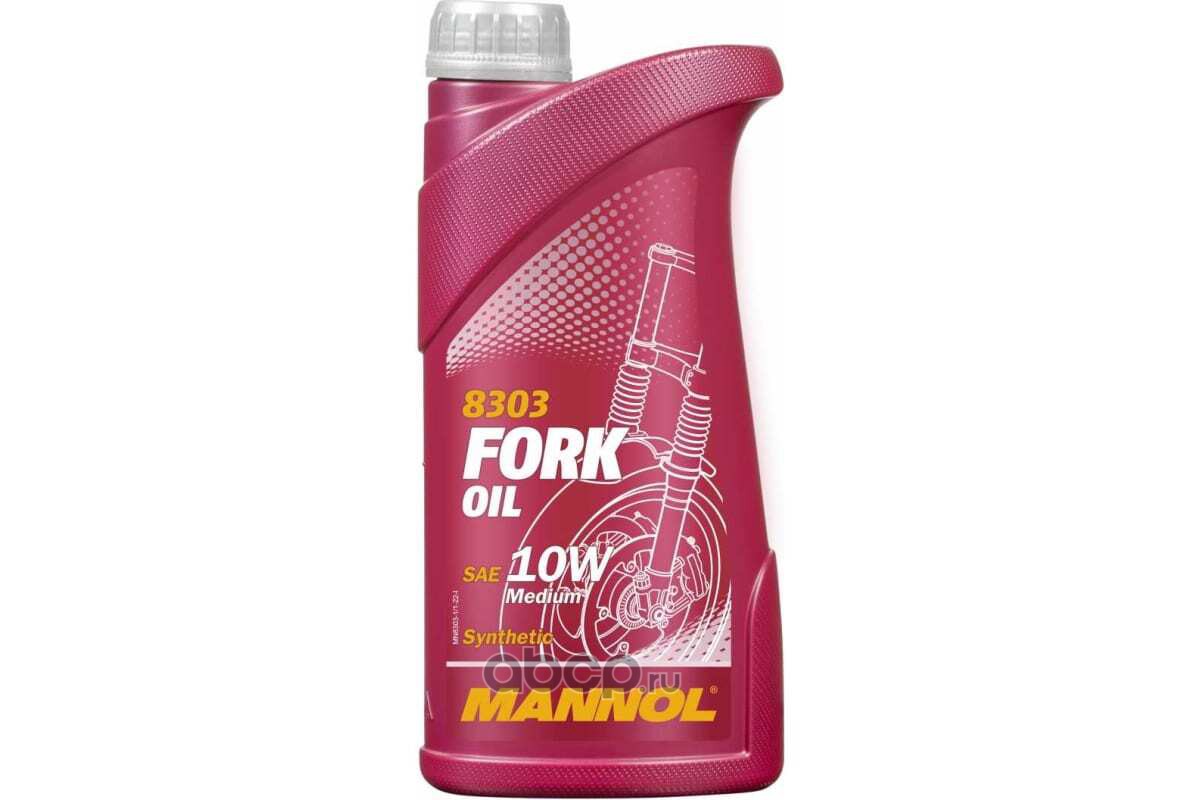 MANNOL 83031 Масло FORK OIL 10W синт. вилочное масло 1 л