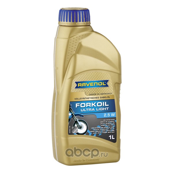 Ravenol 118210100101999 Вилочное масло RAVENOL Forkoil Ultra Light 2,5W, 1 литр