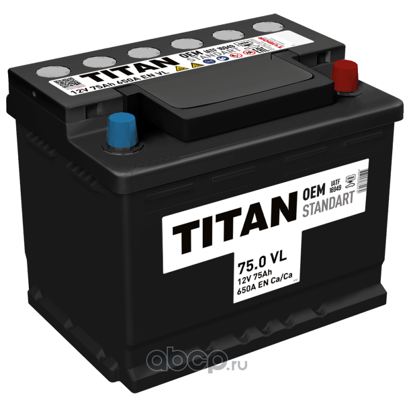 Автомобильный аккумулятор Titan Standart 6ct-60.0 VL 242х175х190. Titan Standart 60 Ач. Titan аккумулятор 60ah Silver. Аккумулятор Титан 75.