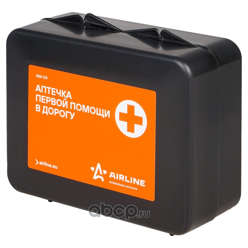 AIRLINE AM04 Аптечка первой помощи в дорогу, пластиковый футляр
