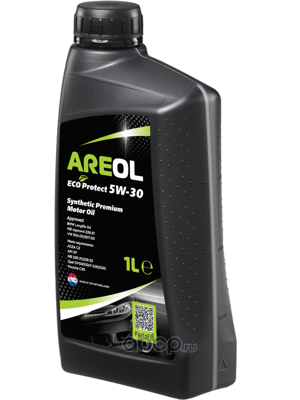 AREOL 5W30AR018 Масло моторное AREOL ECO Protect 5W30 синтетика 1л.