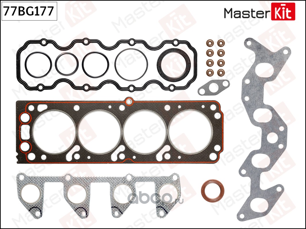 77BG177 MasterKit Комплект прокладок ГБЦ OPEL 18NV купить запчасти в Банзай  Авто