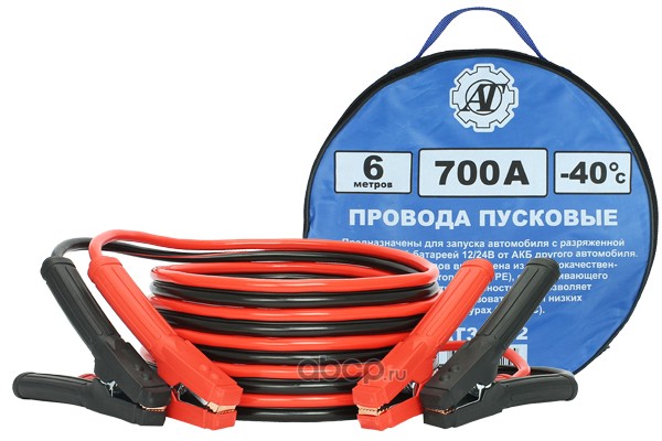 АТ AT38612 Провод прикуривателя АТ 700А/6,0м