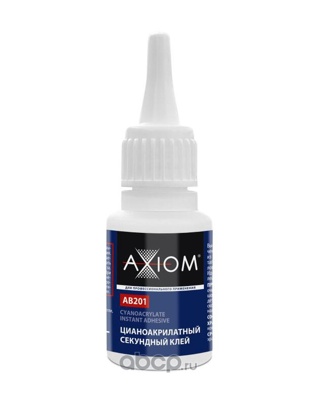 AXIOM AB201 Цианоакрилатный секундный клей, 20 г