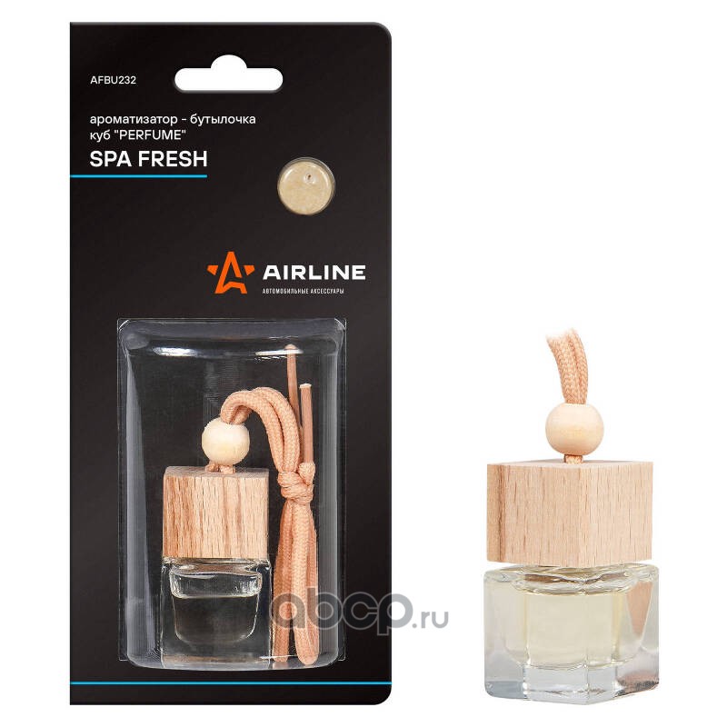 AIRLINE AFBU232 Ароматизатор-бутылочка куб "Perfume" SPA FRESH (AFBU232)