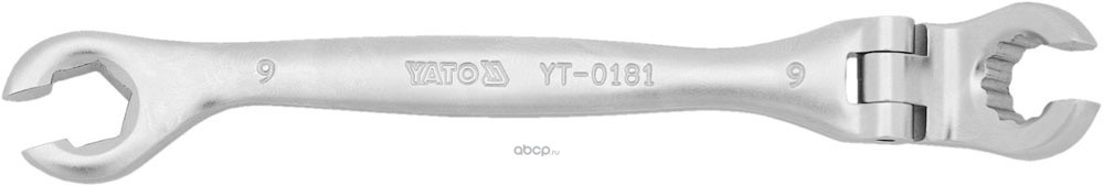 Ключ разрезной с шарниром 9мм CrV Yato YT0181