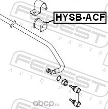 Febest HYSBACF Втулка переднего стабилизатора