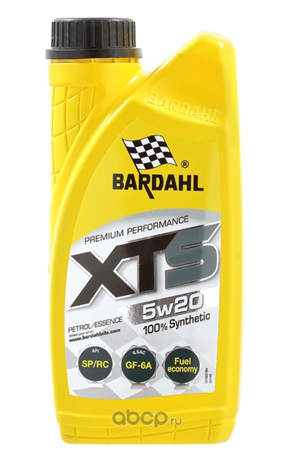 Bardahl 36291 5W20 XTS SN 1L (синт. моторное масло)