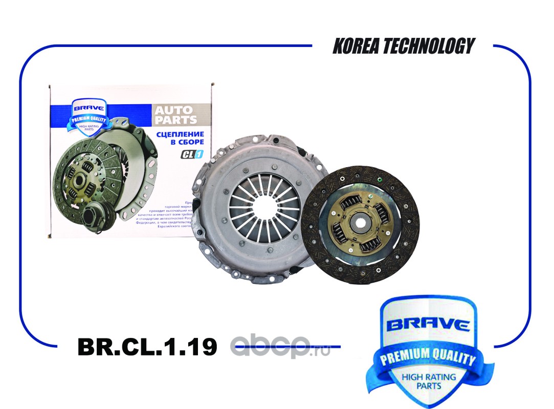 Купить Сцепление в сборе [корзина+диск] BR.CL.1.19 Ford Focus I/II  1.4i/1.6i/ Mondeo IV 07-, 1.6i Номер: BRCL119 Бренда: BRAVE в магазине  Банзай Авто. Два пункта самовывоза в Омске. Доставка курьером по Омску.  Доставка