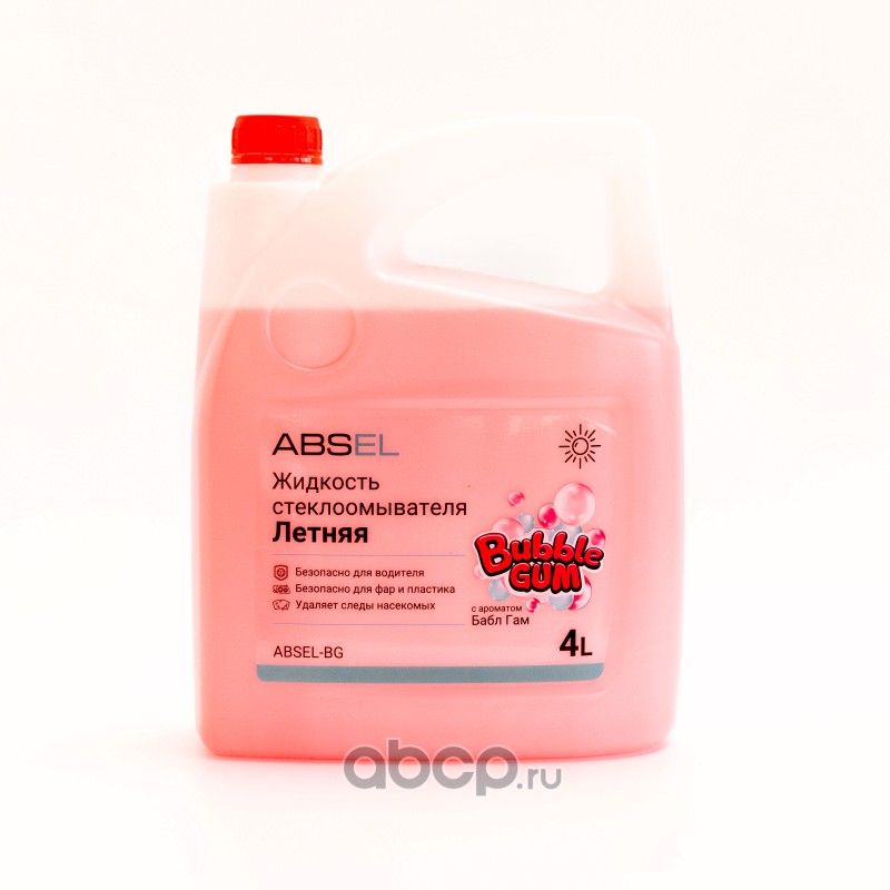 ABSEL ABSELBG Жидкость стеклоомывающая 4л.