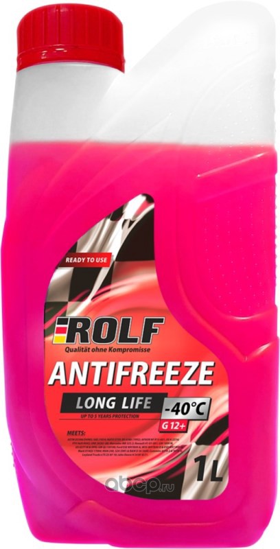 ROLF Antifreeze G12+ Red 1л 70011