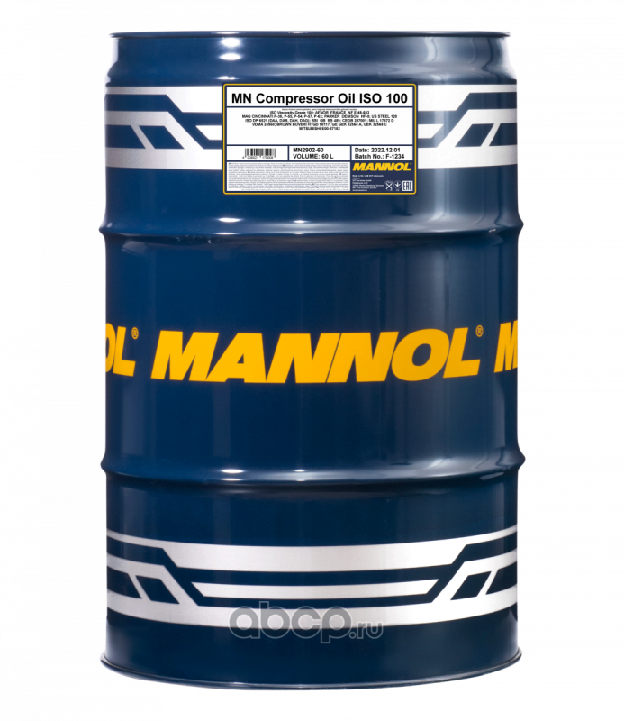 Масло mannol compressor oil