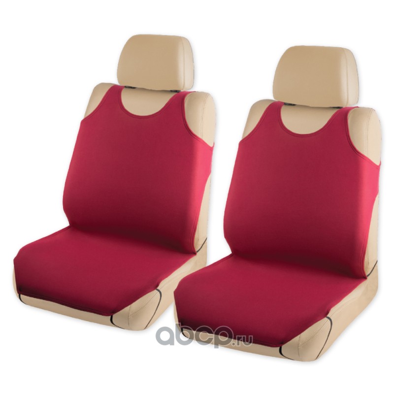 ARNEZI A0508014 Чехлы на передние сиденья (майки), бордовые 2 пр.