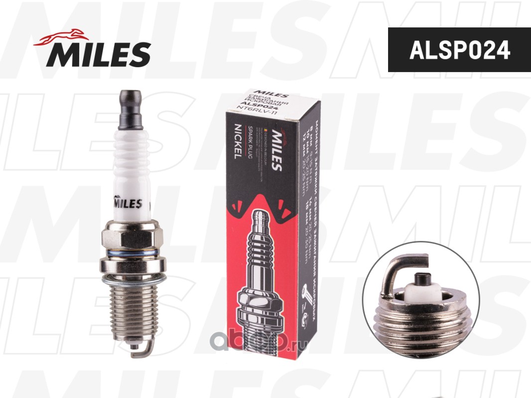 ALSP018 Miles ALSP018 MILES Свеча зажигания NT7RL-9 (BKR6E / K20PRU) купить  запчасти в Банзай Авто