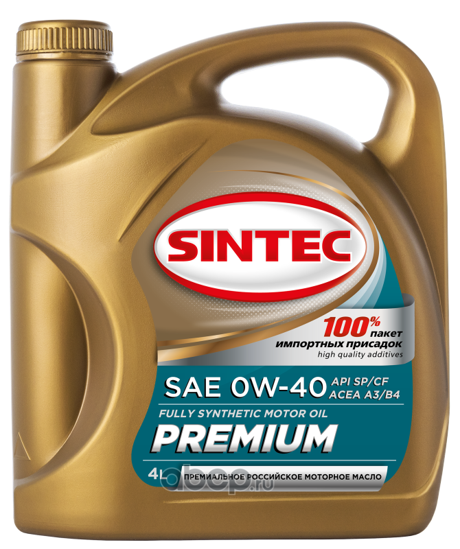 Sintec premium 0w 30 oil club