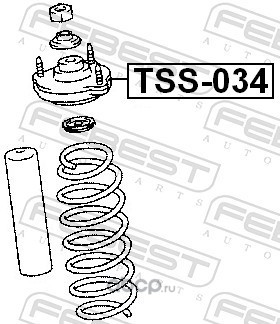 Febest TSS034 Опора переднего амортизатора