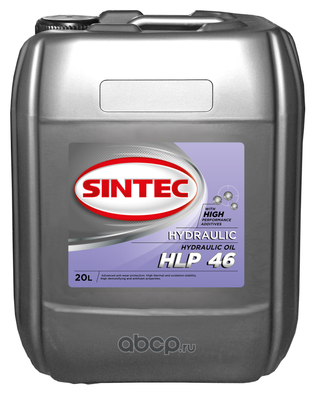 SINTEC 999986 Масло гидравлическое Sintec  Hydraulic HLP 46  20кг
