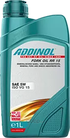 ADDINOL 75600107 Масло FORK OIL RR 15 вилочное и амортизаторное 5W  минеральное
