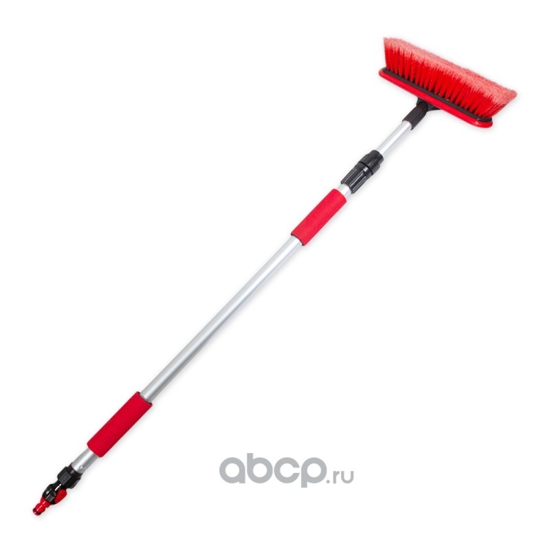 ARNEZI A0403012 Щетка для мытья с краном подачи воды и телескопической мягкой ручкой L=100-168 см ARNEZI A0403012