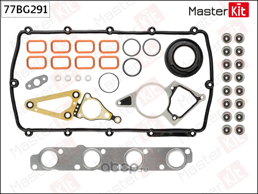 77BG291 MasterKit Комплект прокладок ГБЦ Ford CYF5, CYFG, CY14, USF6 купить  запчасти в Банзай Авто