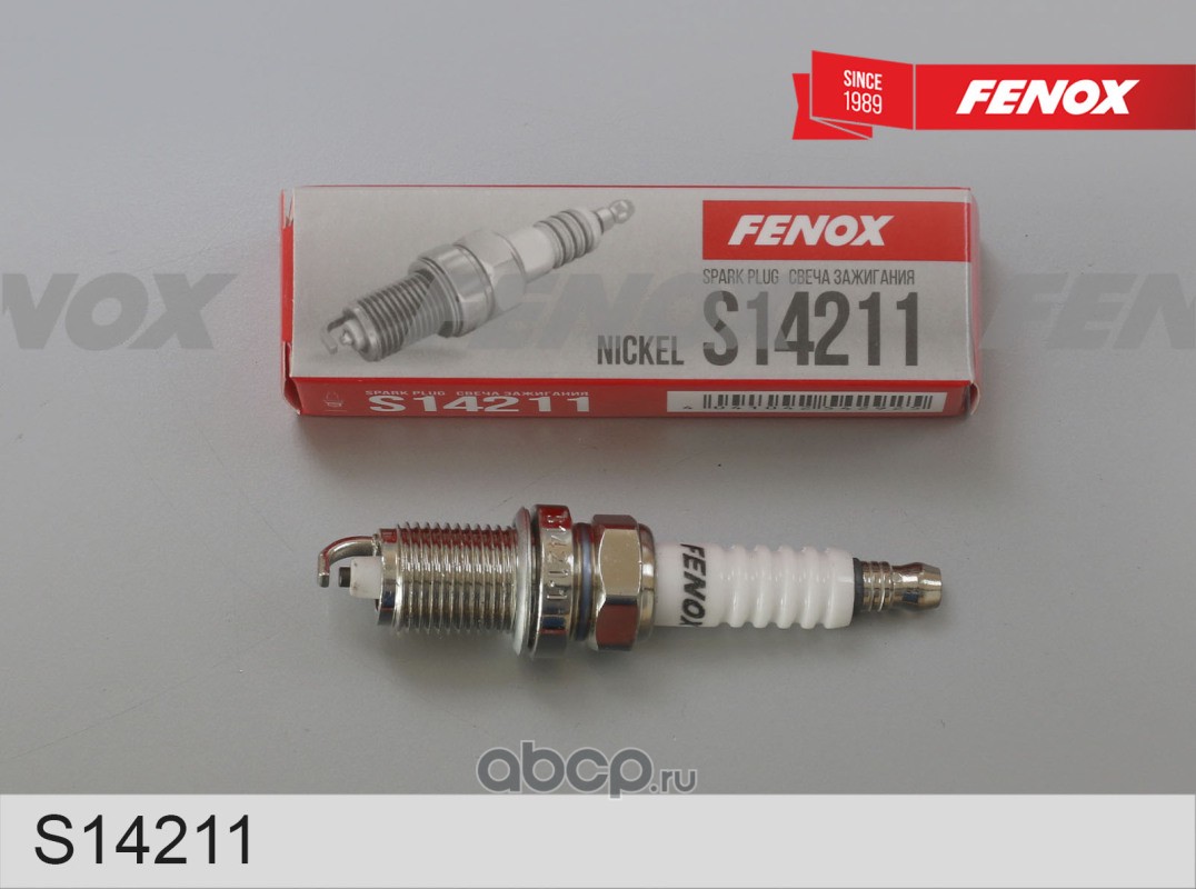 S14211 FENOX Свеча зажигания Opel Mokka 12-, Zafira 00- Nickel ; зазор 1,1  мм, 1 электрод S14211 купить запчасти в Банзай Авто