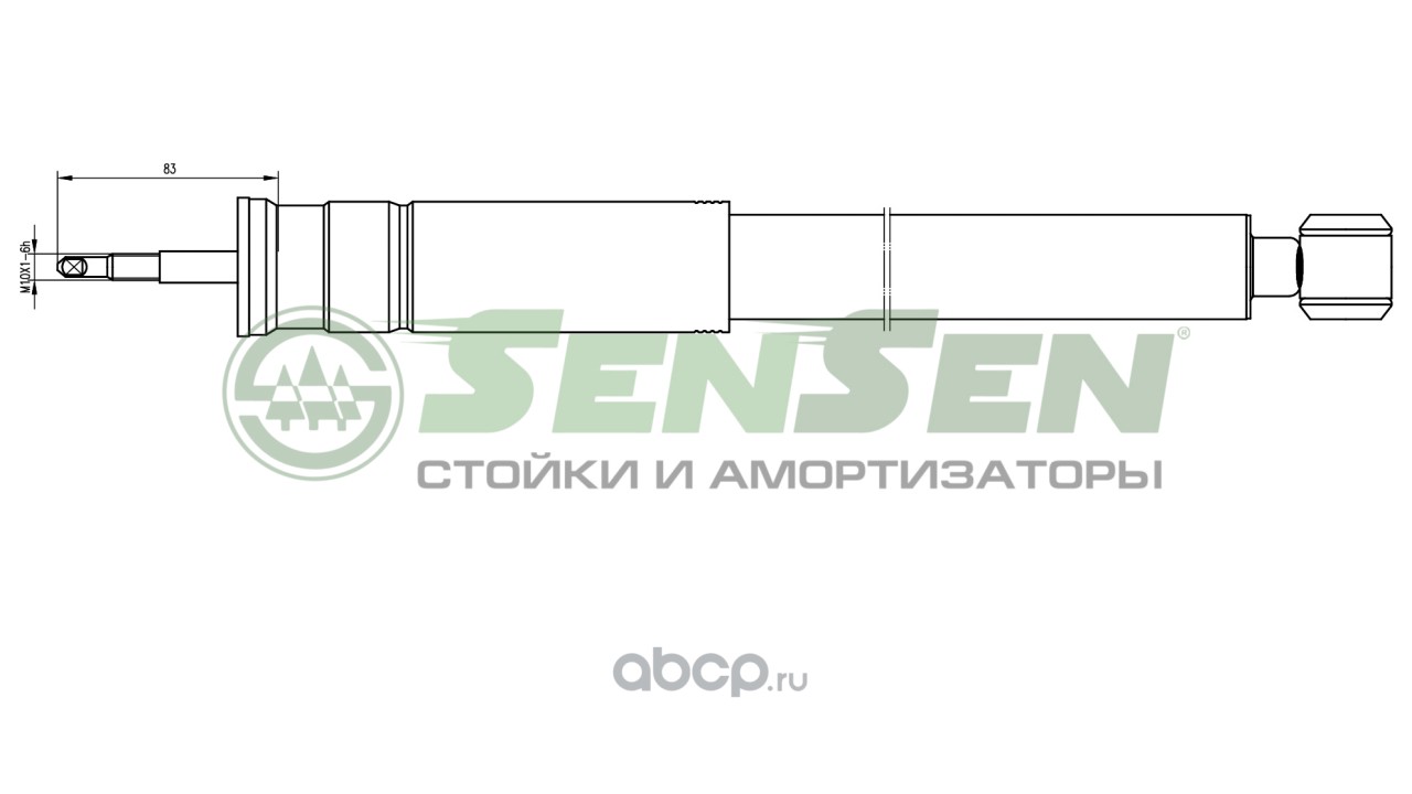 32120026 Sensen | Купить Амортизатор MERCEDES W210 (AVANTGARDE) пер по  низкой цене в интернет-магазине | Auto-SVAO.ru