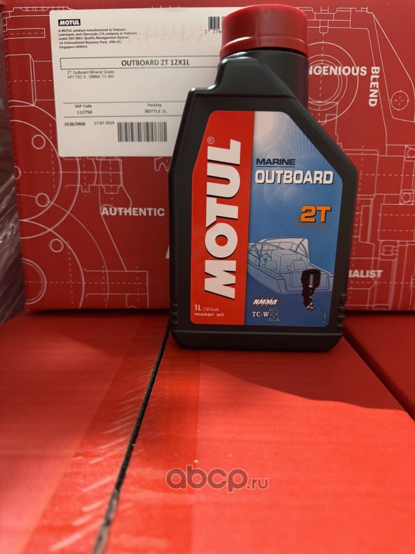 MOTUL 112750 OUTBOARD 2T 12X1L