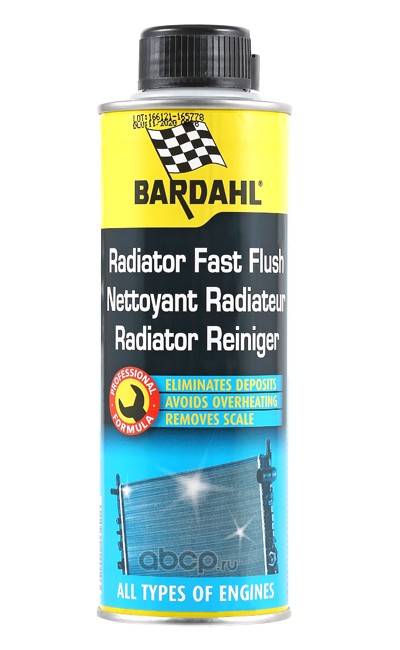 Bardahl 4010 Промывка радиатора 300мл RADIATOR CLEANER