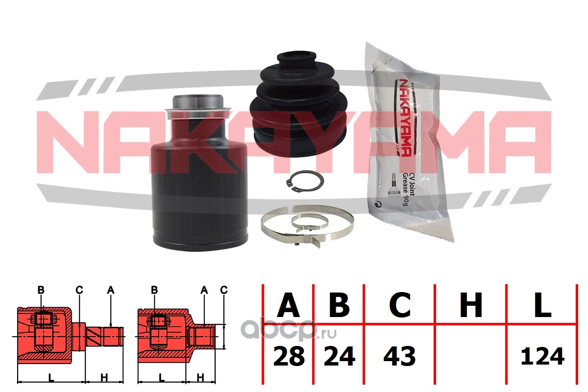 Купить NJ7997NY NAKAYAMA ШРУС внутренний правый к-кт и аналоги