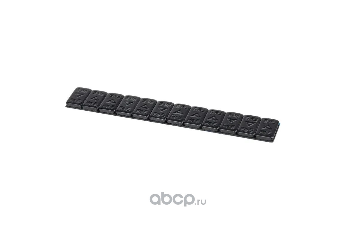 ARNEZI R7950505 Грузик балансировочный самоклеящийся 5г х 12шт стальной черный с фаской