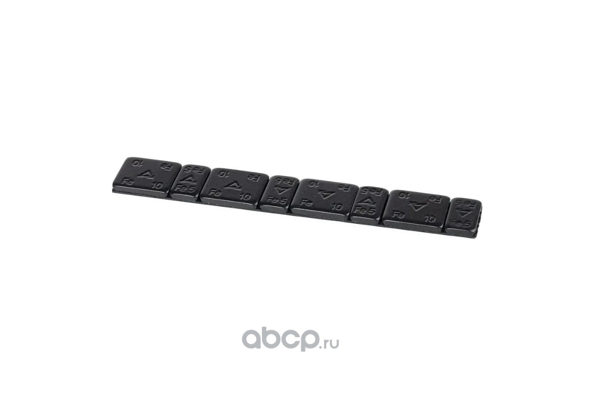 ARNEZI R7950506 Грузик балансировочный самоклеящийся 5гр х 4шт + 10гр х 4шт стальной черный с фаской