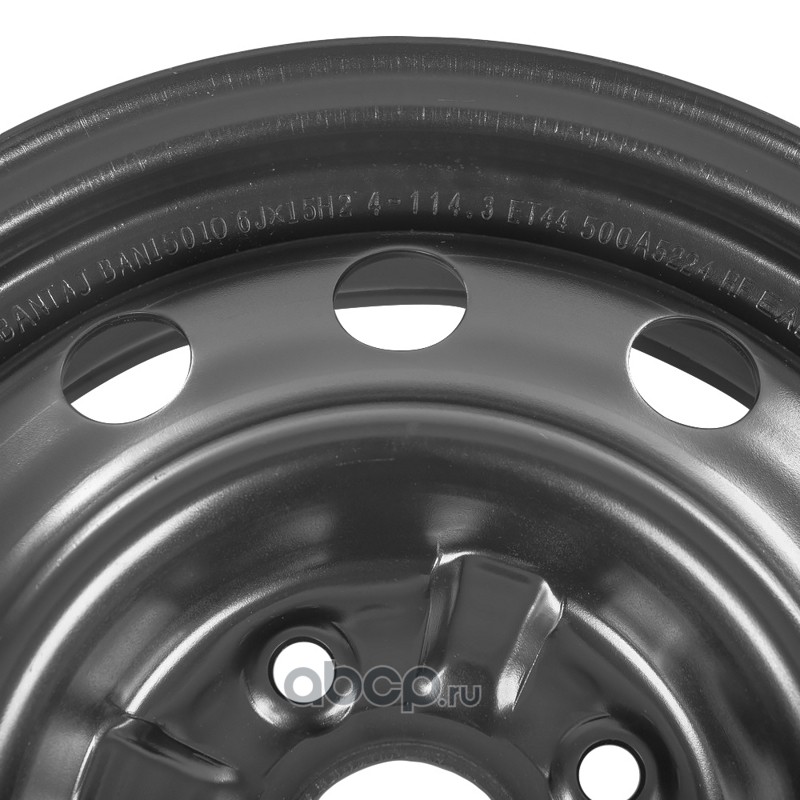 BANTAJ BAN15010 Диск штампованный 6x15 4/114.3 DIA56.6 ET44 Black