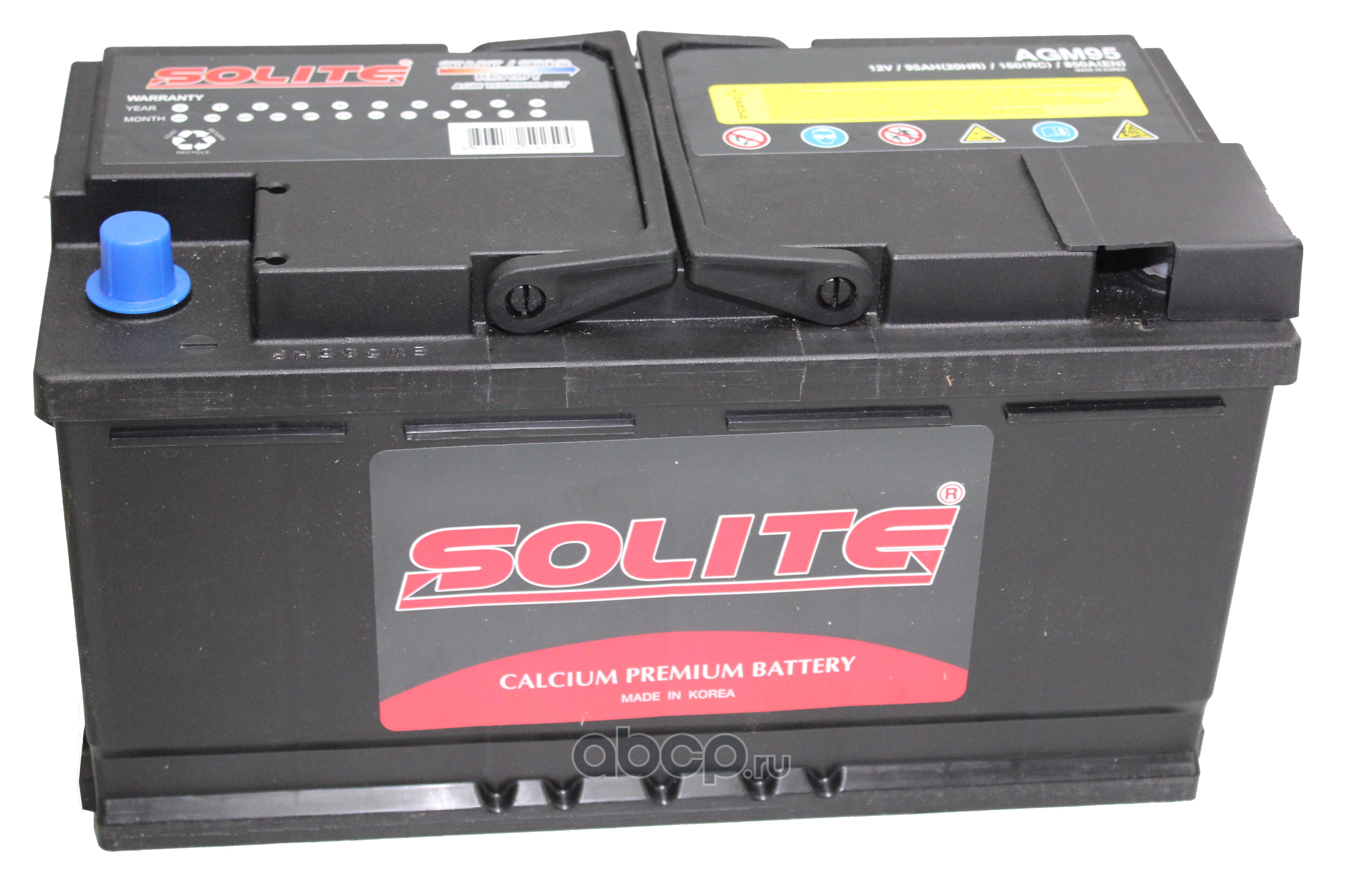 Аккумулятор автомобильный solite. Автомобильный аккумулятор Solite agm95. Аккумулятор Solite AGM 95а/ч. Solite 95. Аккумулятор Солайт 95 AGM.