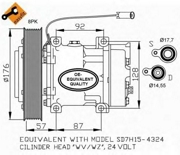 NRF 32700 Компрессор, кондиционер