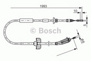 Bosch 1987477819 Трос стояночного тормоза VOLVO S80 98-06/XC70/V70