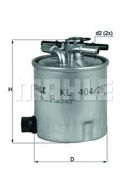 Mahle/Knecht KL40425 Фильтр топливный KL404/25
