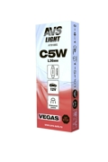 AVS A78188S Лампа галогеновая AVS c5W SV8.5-8 12V 5W 1шт.