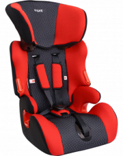 Siger КРЕС0045 Детское автомобильное кресло SIGER &quot;&quot;Космо&quot;&quot; красный, 1-12 лет, 9-36 кг, группа 1/2/3