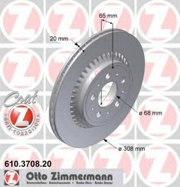 Zimmermann 610370820 Тормозной диск