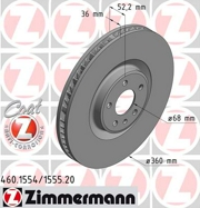 Zimmermann 460155420 Тормозной диск