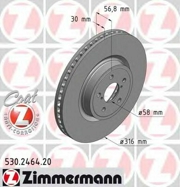 Zimmermann 530246420 Тормозной диск